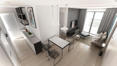 Cho thuê căn hộ Q7 Riverside giá chỉ từ 6.5tr/tháng, nhà mới chưa sử dụng, 69m2, 2 phòng ngủ, 2 toilet
