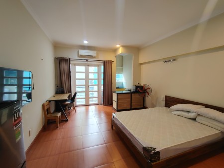 Căn hộ studio balcon máy giặt riêng gần CV Lê Văn Tám, Hồ Con Rùa, Phạm Ngọc Thạch Q3