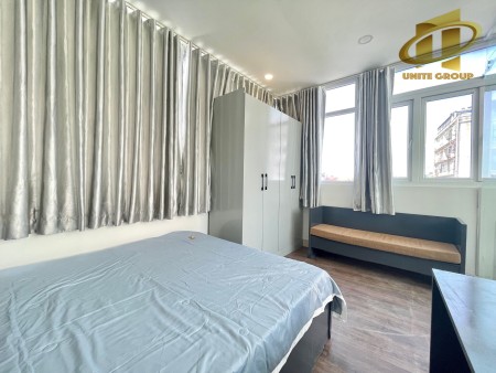 Căn hộ Dịch vụ Full Nội thất Siêu sáng gần Công Lê Văn Tám