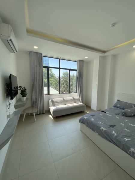 CHO THUÊ CĂN HỘ DỊCH VỤ QUẬN BÌNH THẠNH FULL NỘI THẤT CỬA SỔ LỚN GẦN CẦU THỦ THIÊM ️