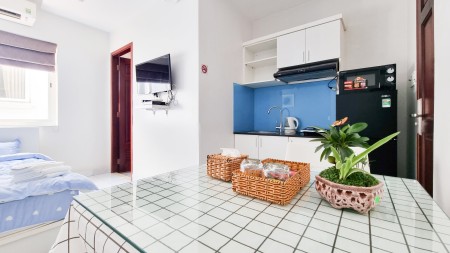 Cho thuê căn hộ dịch vụ Quận 7 giá rẻ. LH: 0901142004, 28m2, 1 phòng ngủ, 1 toilet