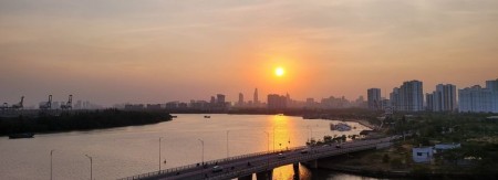 Cho thuê 1PN+1 Đảo Kim Cương view ngắn hoàng hôn siêu đỉnh. LH Kiều 092 423 9630.
