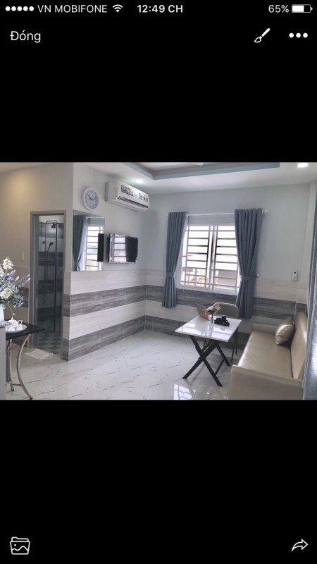 Căn hộ chỉ tính điện full nội thất gần cầu Chánh Hưng