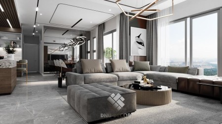 Cho thuê Sunrise City 99M2 2PN 2WC full nội thất mới chưa sử dụng.