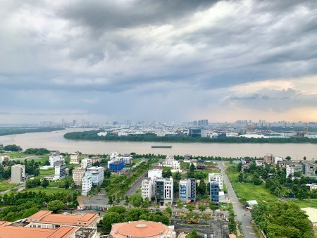 Thuê ngay siêu phẩm thượng lưu Sky Mansion 4PN Feliz, thang máy riêng, view sông SG tuyệt đẹp
