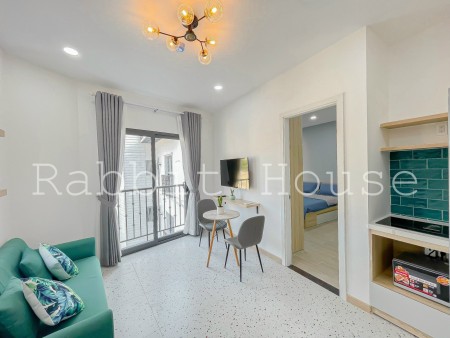 Chung cư mới Võ Thị Sáu, Quận 3. 1PN 45m2 full nội thất. Bảo vệ 24/7