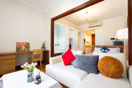 Hot Chỉ 12tr có ngay Studio tone trắng siêu đẹp The Manor Bình Thạnh