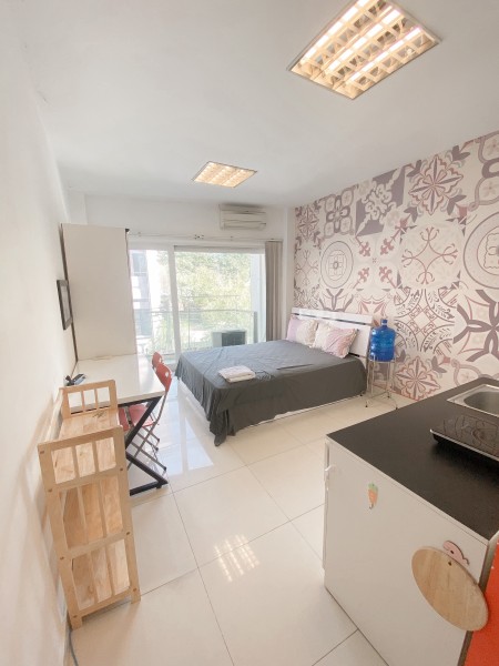 Căn hộ studio balcon đủ nội thất gần chợ Tân Định, cv Lê Văn Tám, Đặng Dung Q1