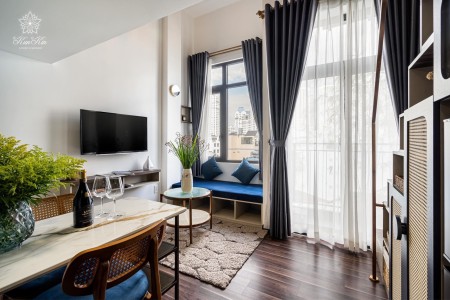 Căn hộ Duplex Cao cấp Ban Công thoáng full nội thất gần Chung cư Vinhomes Bason - Ngô Tất Tố, Q.BT