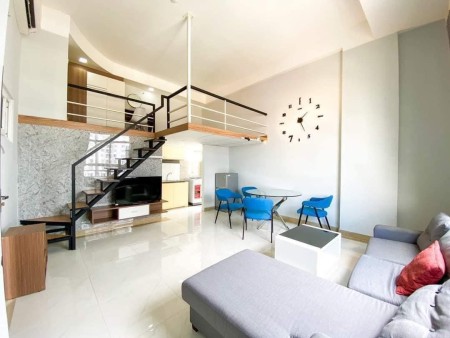 Cho thuê căn hộ dạng gác studio máy giặt riêng Nguyễn Thị Thập gần cầu Phú Mỹ Quận 7