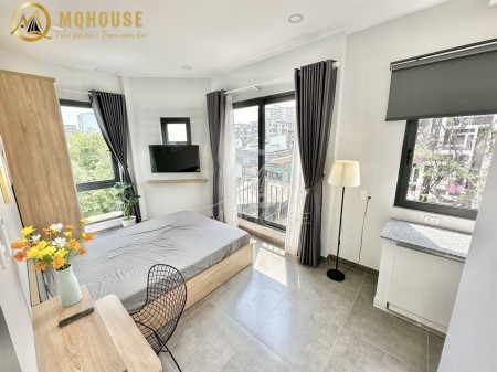 Khai trương căn hộ full nt cửa sổ balcony siêu thoáng gần cầu Bông, phố ăn Vạn Kiếp, vòng xoay ĐBP