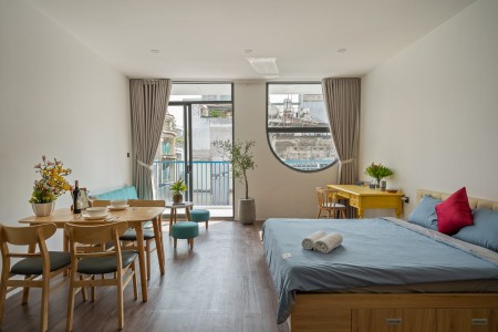 Căn hộ cho thuê view ngủ, bancol cực chill ngay Phú Nhuận cách sân bay 5p