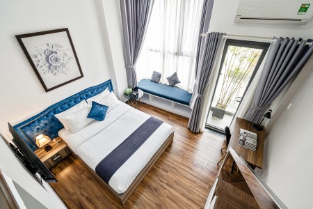 CHO THUÊ CĂN HỘ FULL NỘI THẤT MỚI 100% NGAY SÂN BAY, 35m2, 1 phòng ngủ, 1 toilet