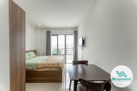 Cho Thuê Căn Hộ Quận 10 full Nội Thất, Mới 1pn Duplex ban công máy giặt riêng Gần Vạn Hạnh Mall