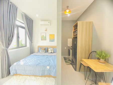 CHO THUÊ CHDV 1PN ban công AN KHÁNH QUẬN 2 - Mới Hoàn Thiện Full Nội Thất view Landmark 81