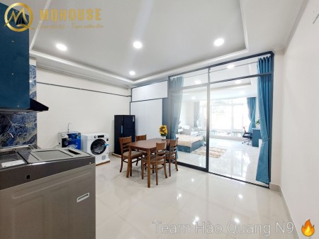 Căn Hộ 1PN Mới + ban công To thoáng view xanh, Bình Thạnh, 40m2, 1 phòng ngủ, 1 toilet