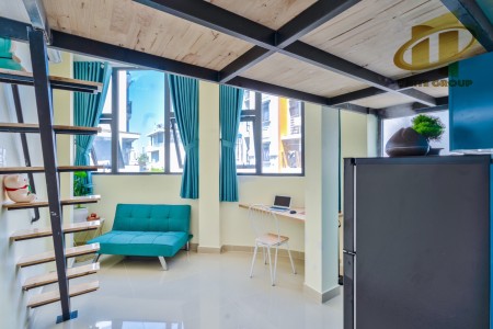 1 Phòng ngủ Duplex studio full nội thất ngay trung tâm quận 7