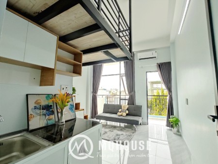Khai trương căn hộ studio/duplex bancol mới 100% gần HUFI, AEON Tân Phú, KCN TB, 30m2, 1 phòng ngủ, 1 toilet