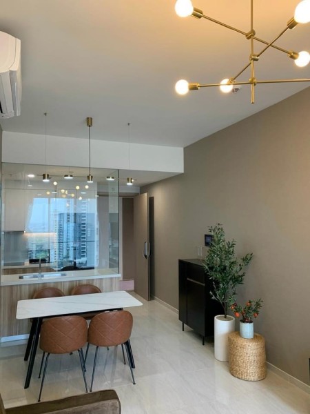 Q2 Thảo Điền, Thuê Căn Hộ 1 Phòng Ngủ, 51m2, Nội Thất Đầy Đủ, tầng 16, Căn Tầm Nhìn Thoáng