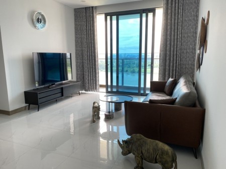 View sông cực đỉnh của Sunwah Pearl_Căn hộ cho thuê 3PN_125m2_Full NT_Giá thuê 59tr