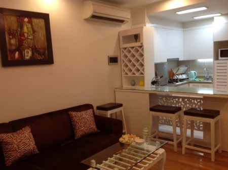 Cho thuê căn hộ The Manor, 1 phòng ngủ, lầu cao view đẹp, nội thất cao cấp giá 16 triệu/tháng