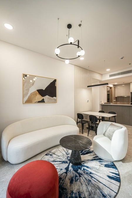 Đẹp xuất sắc The River Thủ Thiêm 2PN cho thuê LH 0909806586