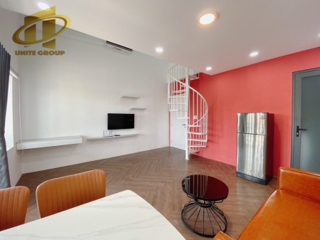 Gác ban công 60m2 máy giặt riêng KDC Nam Long Quận 7