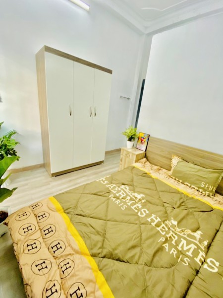 Cho thuê CHDV FUll nội thất1PN 1PK Máy giặt riêng, tủ lạnh, máy lạnh, bàn ghế, kệ bếp, tủ bếp