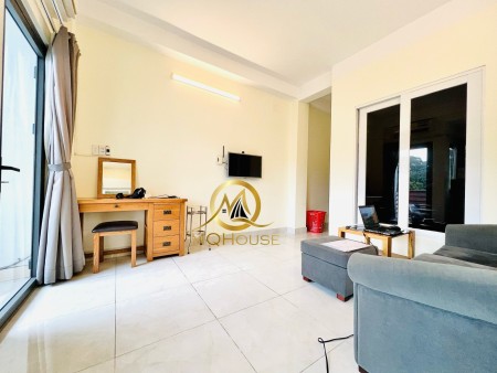 Căn hộ 1pn 40m2 ban công view bờ kè, bãi oto 100m, gần Phạm Viết Chánh, chợ  Thị Nghè
