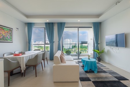 Cho thuê căn hộ 2PN full nội thất Đảo Kim Cương