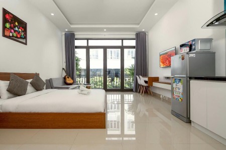 Căn hộ Studio có ban công siêu thoáng tầng 6 đường An Thượng 30!