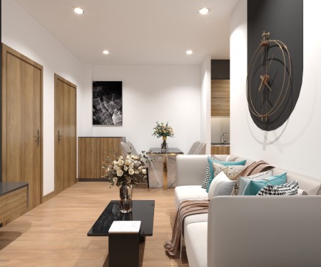 Căn hộ full nội thất cửa sổ lớn bancon thoáng Dương Bá Trạc, Nguyễn Văn Cừ Q8, 35m2, 1 phòng ngủ, 1 toilet