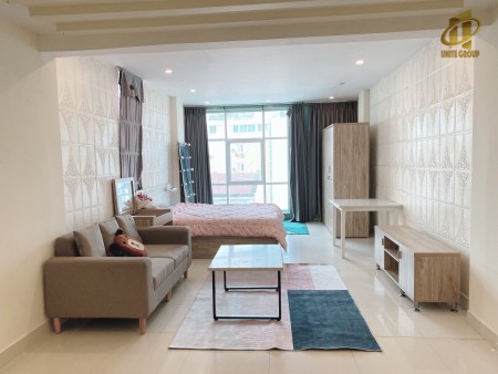Studio 1PN 45m2 view Bến Bạch Đằng Q1 ngay ĐH Luật Q4