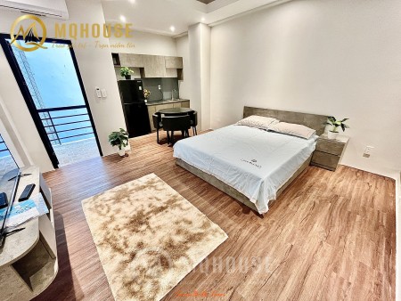 Căn hộ studio cao cấp 40m2, ban công full nội thất gần Nguyễn Văn Đậu