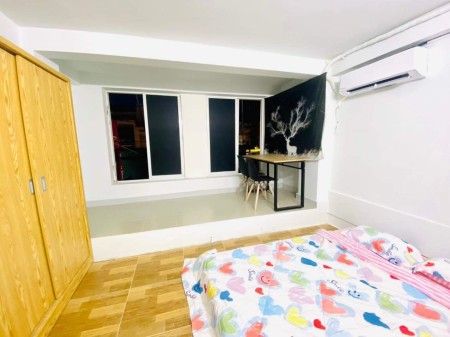 Cho thuê căn hộ 2PN full nội thất, giá rẻ, an ninh phòng thoáng sạch ngay chân cầu Nguyễn Văn Cừ