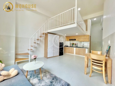 Căn hộ chung cư mini dạng duplex 45m2, full NT cửa sổ lớn, ngay ngã tư Bảy Hiền, gần chợ Tân Bình