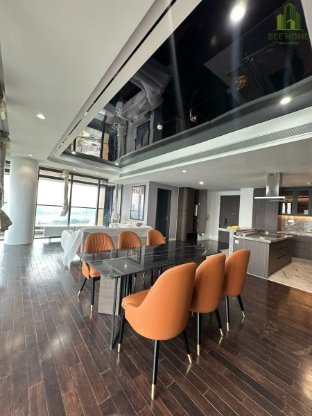 CHO THUÊ CĂN 4PN - 228M2 TẠI EMPIRE CITY THÁP COVE ĐẲNG CẤP. GIÁ 8000$/THÁNG. NỘI THẤT CAO CẤP.