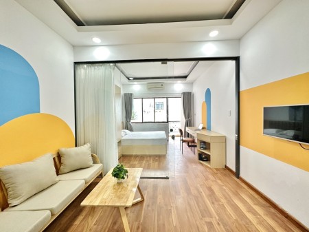 Căn hộ Studio 1PN đẩy đủ nội thất, ban công, Máy Giặt riêng, Bùi Thị Xuân, Hồ Hảo Hớn, Cô Giang