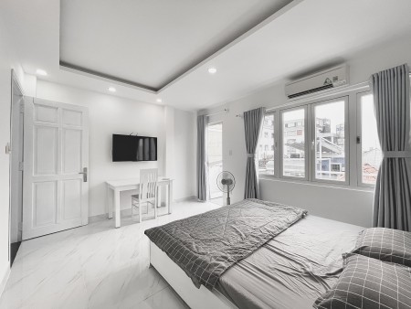 Căn hộ 1pn bếp riêng , full nội thất đường Võ Thị Sáu , gần công viên Lê Văn Tám