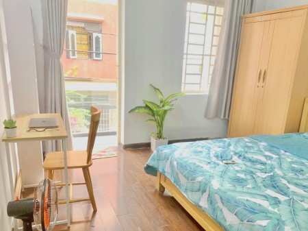 Căn Hộ ban công 1 Phòng ngủ 1 Phòng khách Full nội thất