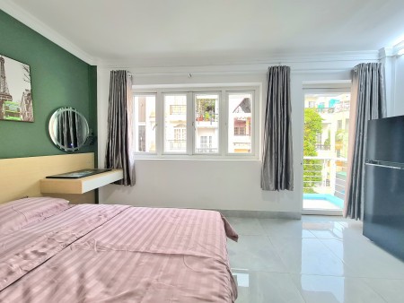 Cho thuê Căn Hộ Đường Kỳ Đồng Quận 3 Full Nội Thất Có Ban công ảnh Thật Giá Thật