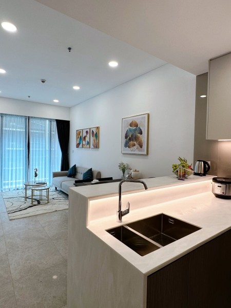 Thuê Căn hộ Đẹp_The River Thủ Thiêm_1PN_56m2_Full NT_Giá 25tr