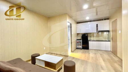 Căn hộ dịch vụ cho thuê, Full NT mới xây 40m2 (1PN riêng biệt) - P. Bình Thuận Q7