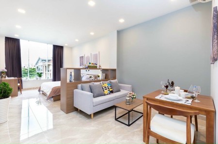 Studio full nội thất thiết kế cực bắt mắt KDC Nam Long Q7