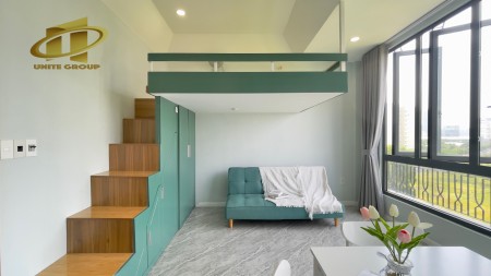 Căn hộ gác treo full nội thất cửa sổ thoáng chợ Tân Mỹ Quận 7