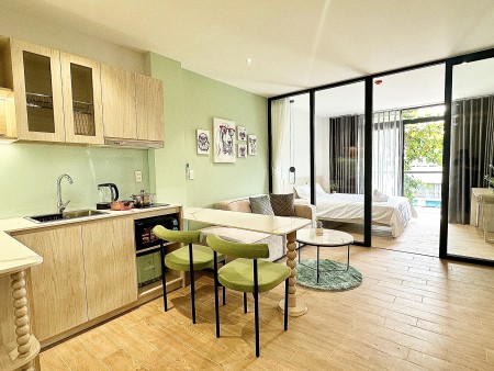 CH 1PN  Ban công, Mới 100%, Full Nội Thất, Máy Giặt riêng, Có Thang Máy, Hầm Xe rộng