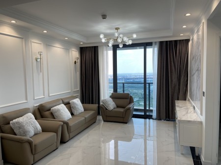 Thiết kế tông sáng nhà cho căn 3PN, đầy đủ nội thất thiết kế sang trọng, 58 triệu, Sunwah Pearl