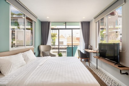 Căn hộ bancol 1 suite cao cấp ngay trung tâm quận 1