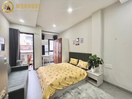 Căn hộ studio balcon đủ nội thất ngay khu Phan Xích Long, bệnh viện Hoàn Mỹ, QPN