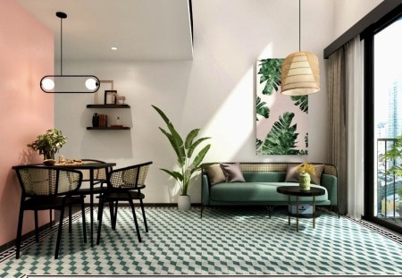 Duplex - cafe chill - hồ bơi - free dịch vụ gần Cresent Mall, ĐH UFM Q7